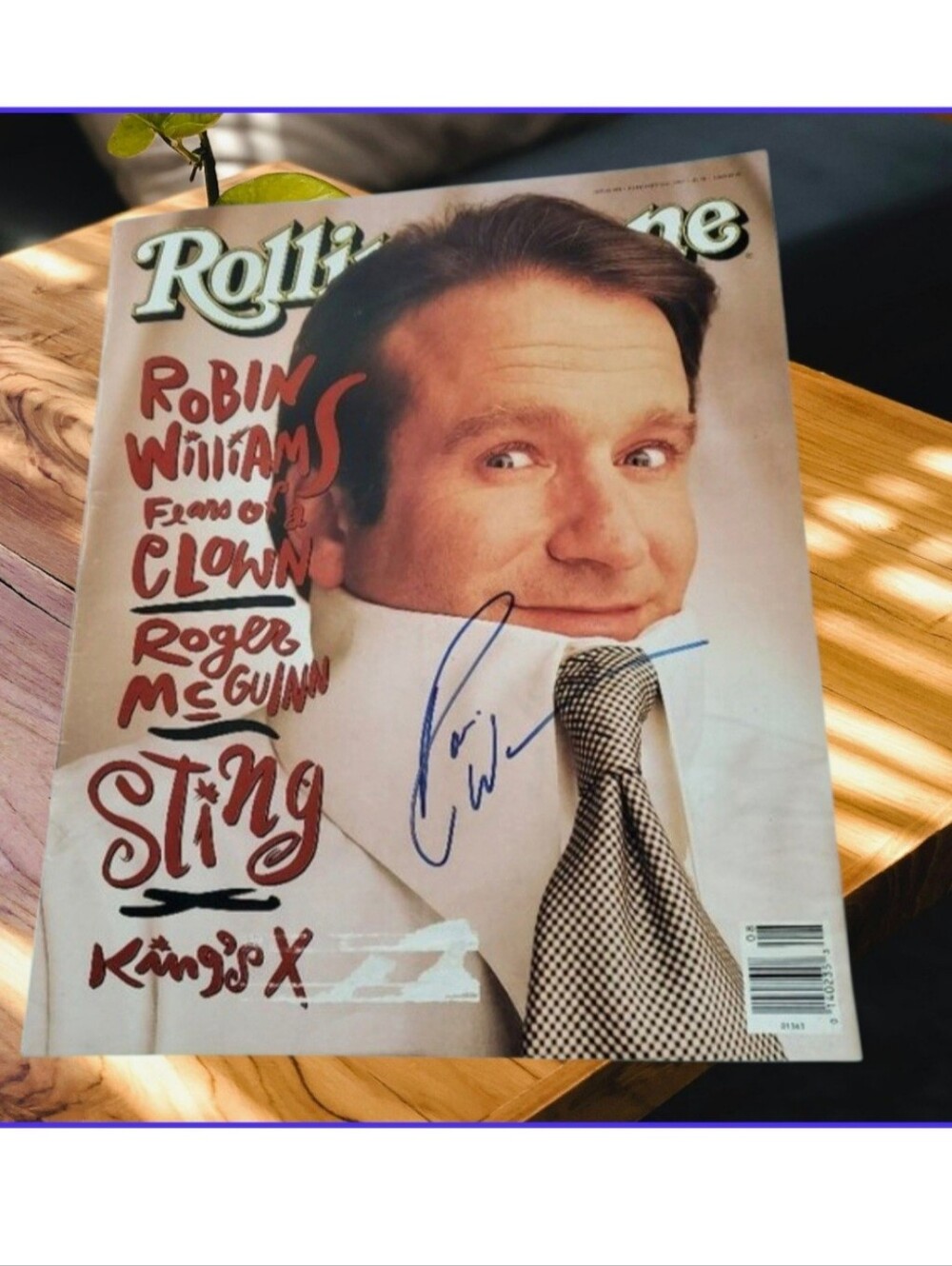 Robin Williams Rolling Stone Magazine Issue 598 February 21 1991